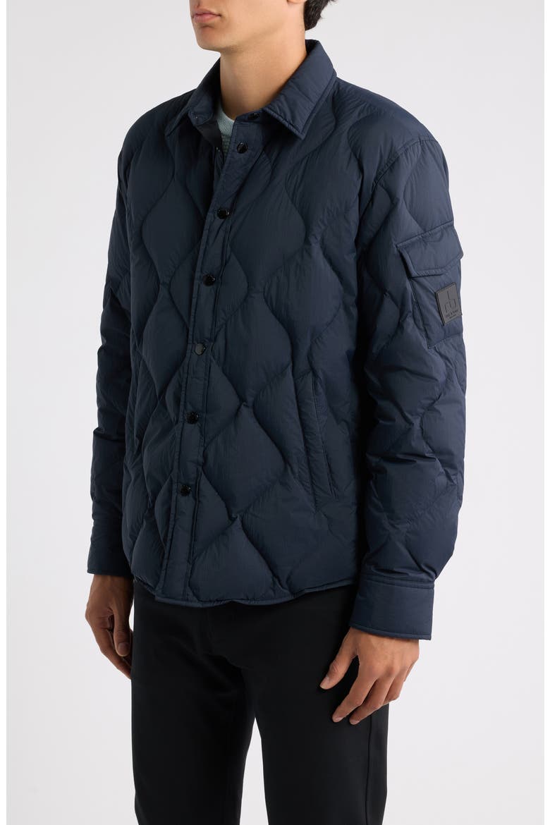 Dane Quilted Shirt Jacket, Alternate, color, NAVY