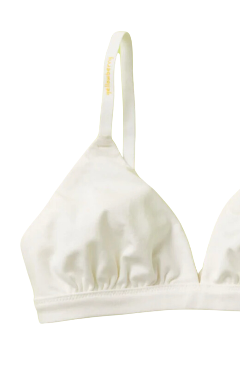 Yellowberry Joey Cotton Bra, Alternate, color, White Cloud