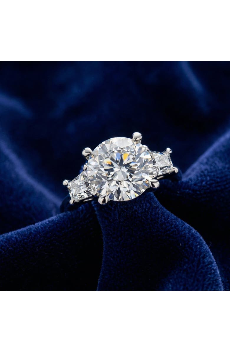 Bliss Diamond Certified 3 3/4Ct Kiran Diamond Engagement Ring 14k Gold, Alternate, color, 14K White Gold