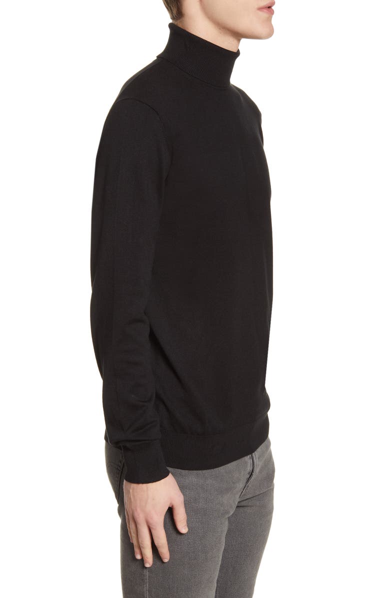 Scotch & Soda Mélange Slim Fit Turtleneck Sweater, Alternate, color, 