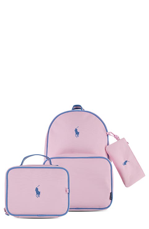 Kids' Polo Combo Backpack, Lunch Box & Pencil Case 3-Piece Set