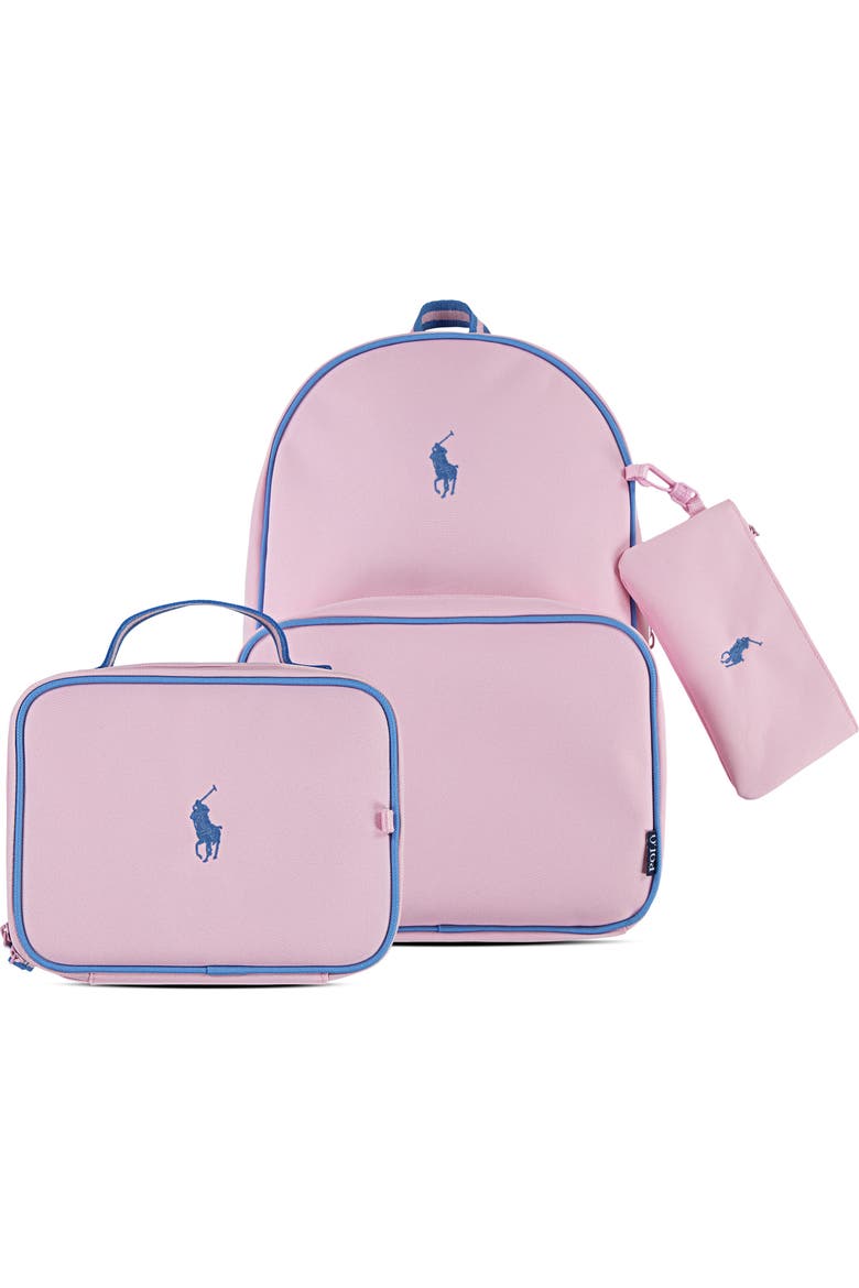 Ralph Lauren Kids' Polo Combo Backpack, Lunch Box & Pencil Case 3 Ralph Lauren Kids' Polo Combo Backpack, Lunch Box & Pencil Case 3