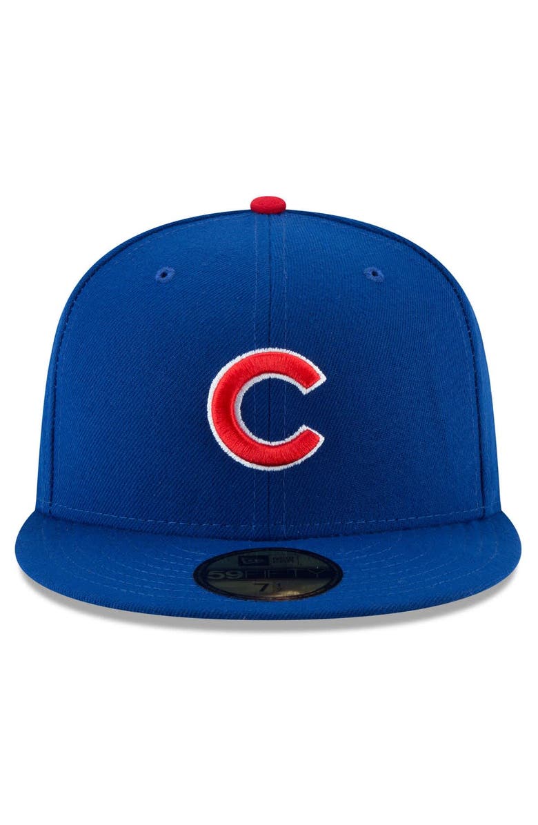 New Era Men's New Era  Royal Chicago Cubs 2025 MLB Postseason Side Patch 59FIFTY Fitted Hat, Alternate, color, 