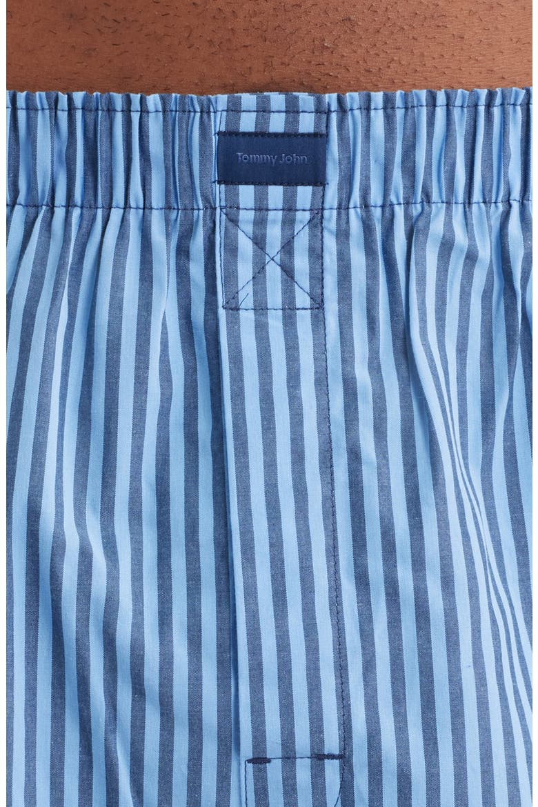 Assorted 3-Pack Woven Cotton Boxers, Alternate, color, MICRO SHARKS VISTA BLUE