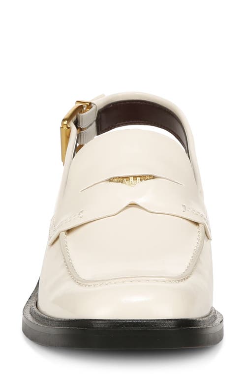 Franco Sarto Giada Slingback Loafer Pump In Vanilla