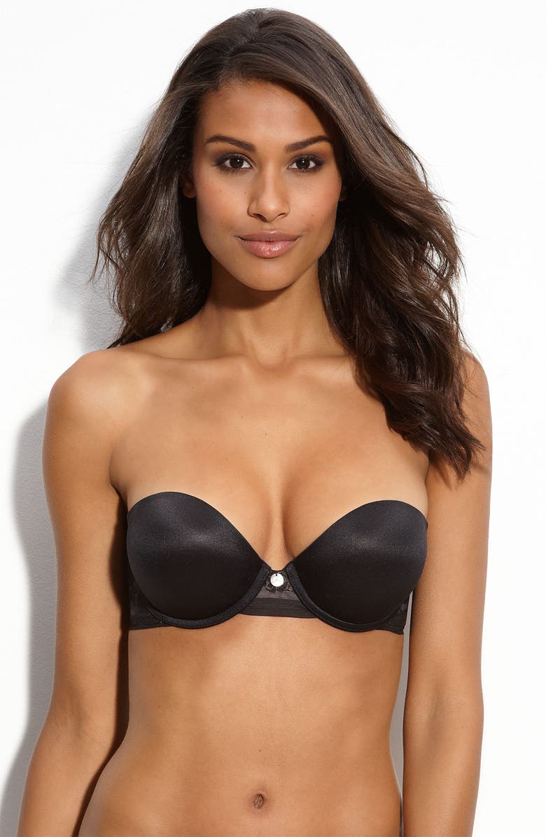 DKNY 'Super Glam' Extreme Push-Up Strapless Bra, Main, color, 