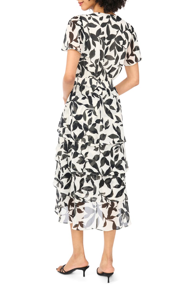 Vince Camuto Tiered Ruffle Maxi Dress, Alternate, color, New Ivory