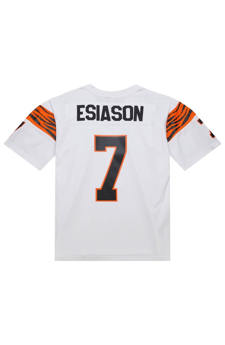 Mitchell & Ness Men's Mitchell & Ness Boomer Esiason White Cincinnati Bengals 1984 Legacy Replica Jersey, Alternate, color, White