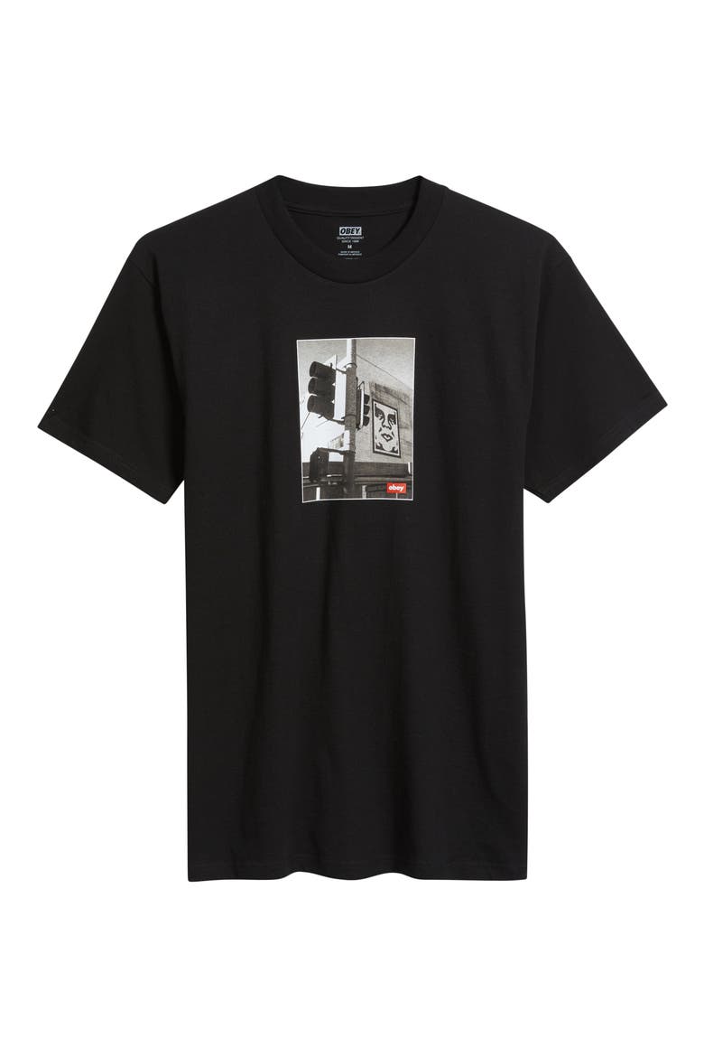 Los Angeles Photo Graphic T-Shirt, Alternate, color, BLACK