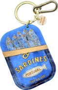 Solar Eclipse Hand Painted Sardines Key Chain Bag Charm