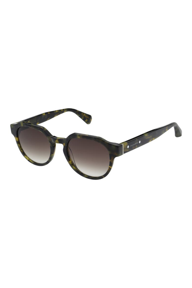 Roman 50mm Round Sunglasses, Alternate, color, CAMO TORT