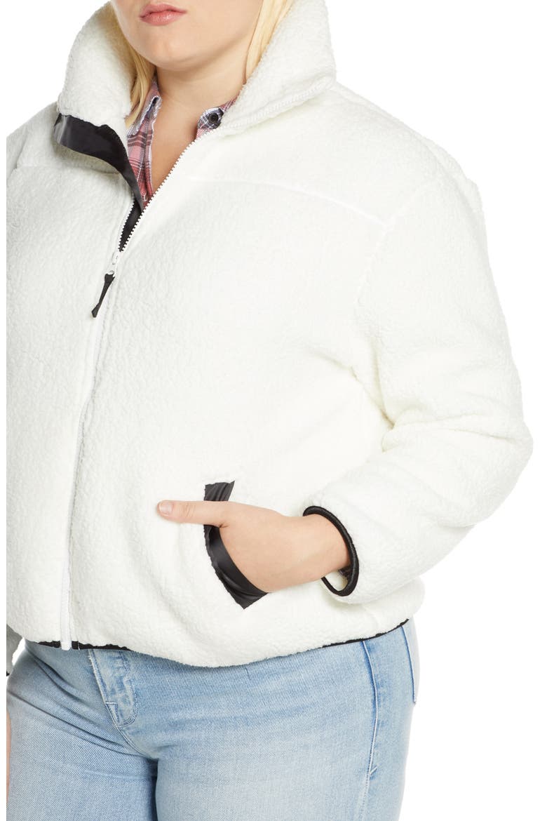 Fleece Jacket, Alternate, color, IVORY