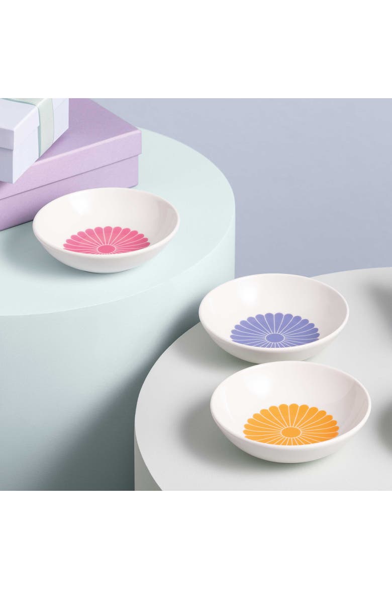Fleur Vert Small individual Bowl, Alternate, color, Pink