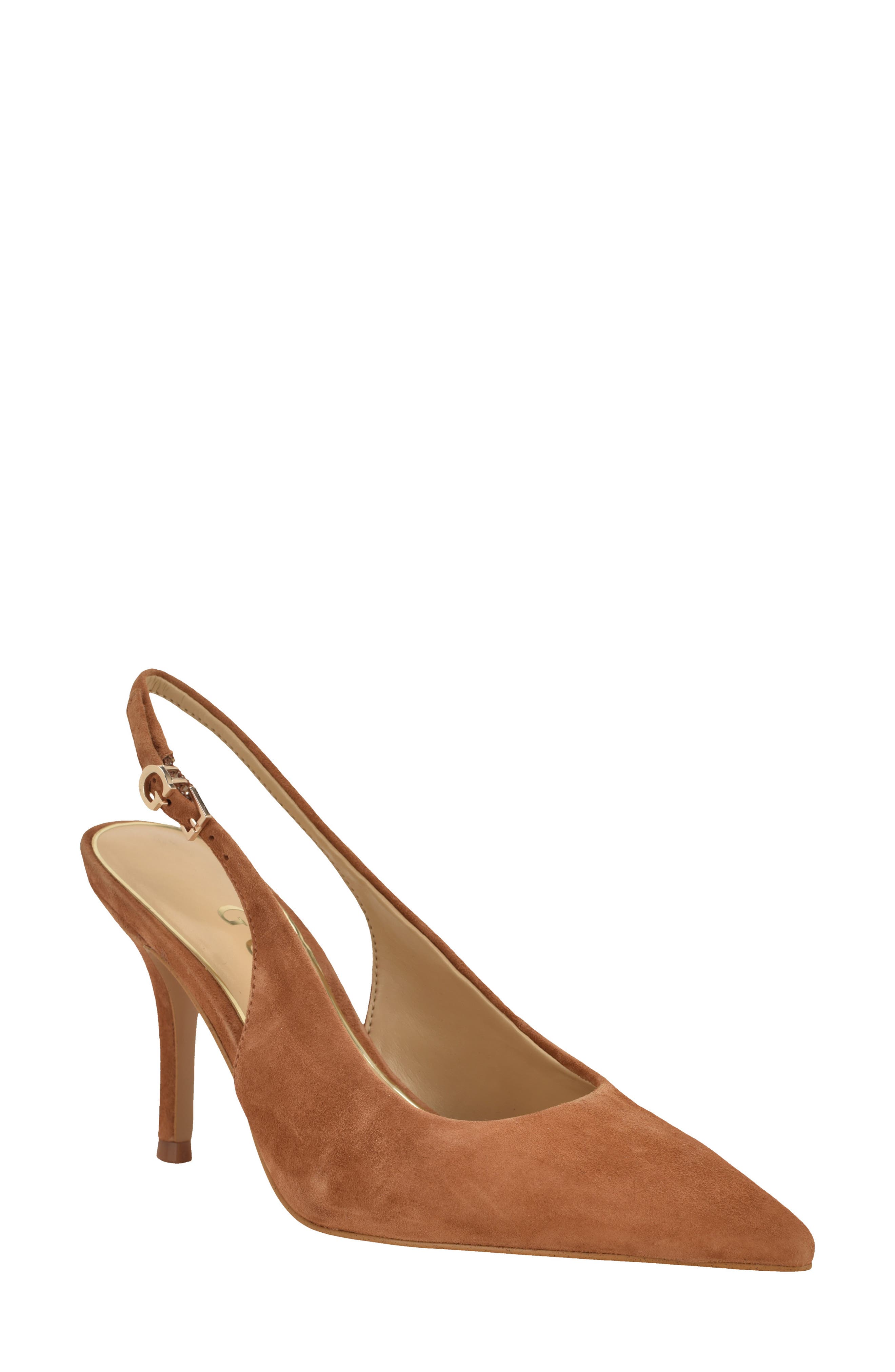 GUESS Princelsa Slingback Pump, Main, color, Brown
