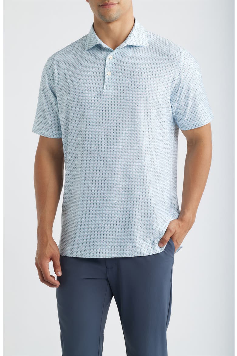 Flock Performance Jersey Polo, Main, color, WHITE