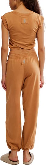 Golden Hour Crop T-Shirt & Joggers Set