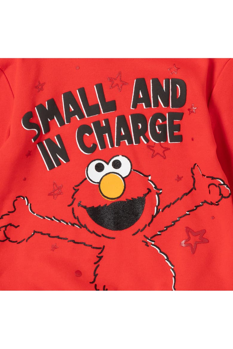 2-Piece Fleece Hoodie and Pants Set, Alternate, color, Elmo Red