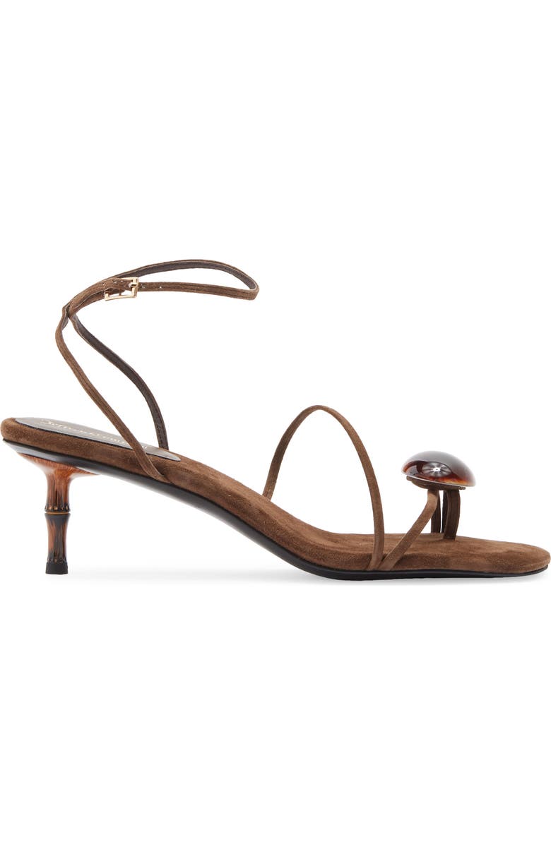 Jeffrey Campbell Carnelian Sandal, Alternate, color, Espresso Suede