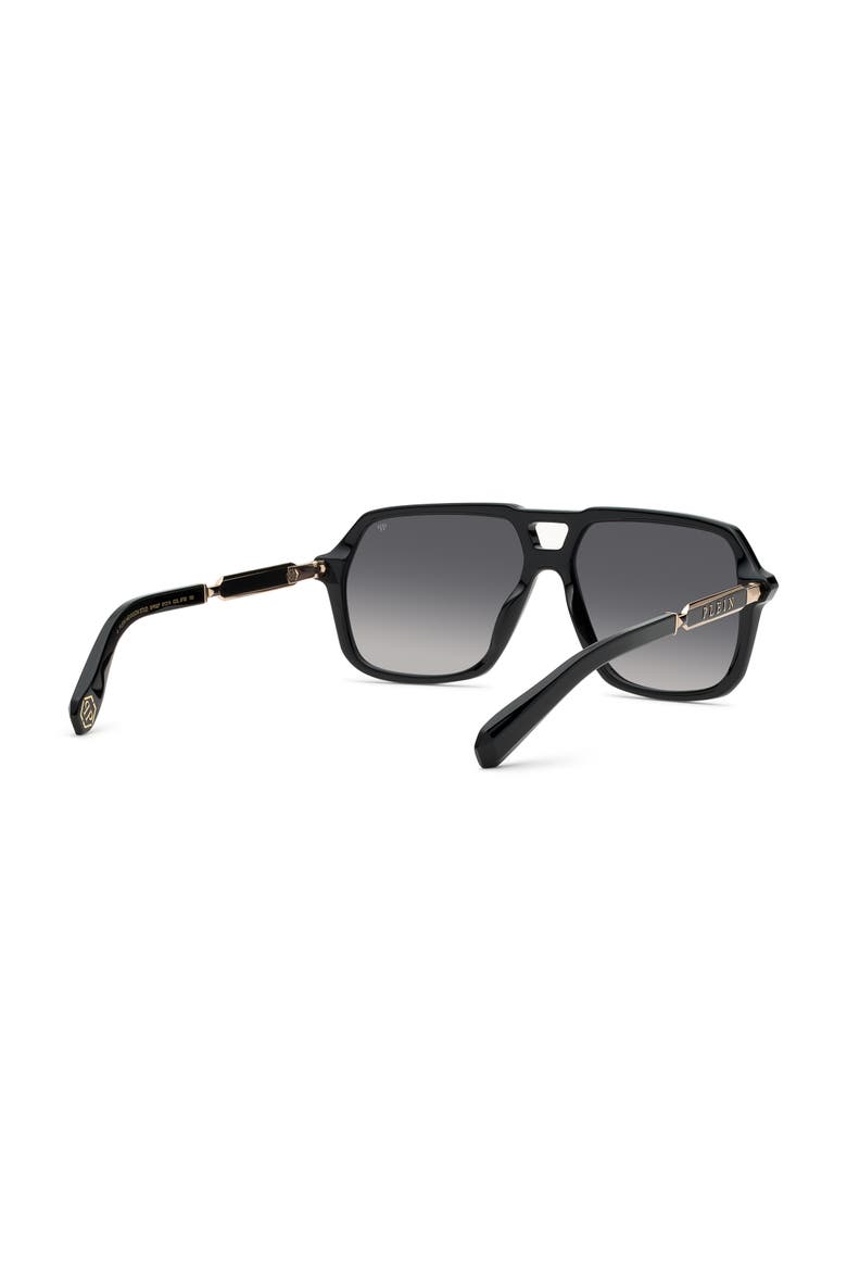 Sunglasses Plein Hexagon Stud Men, Alternate, color, black