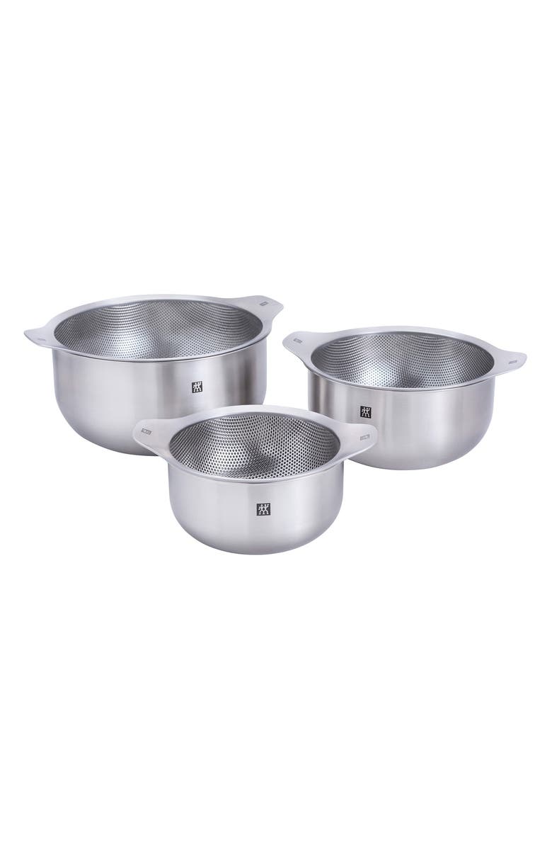 ZWILLING Prep 6-Piece Bowl & Strainer Set, Alternate, color, Stainless Steel