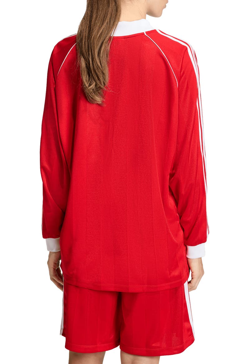 3S Jacquard Long Sleeve Top, Alternate, color, BETTER SCARLET/