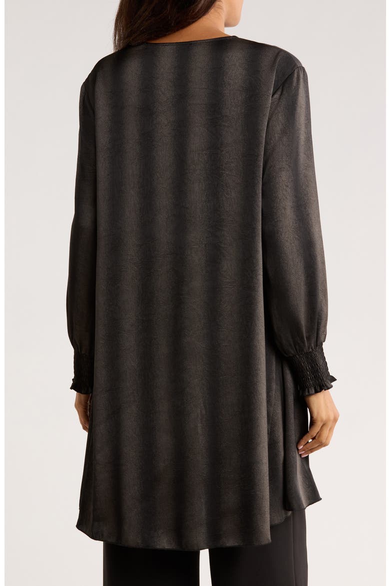 Smoke Sleeve Tunic Top, Alternate, color, BLACK