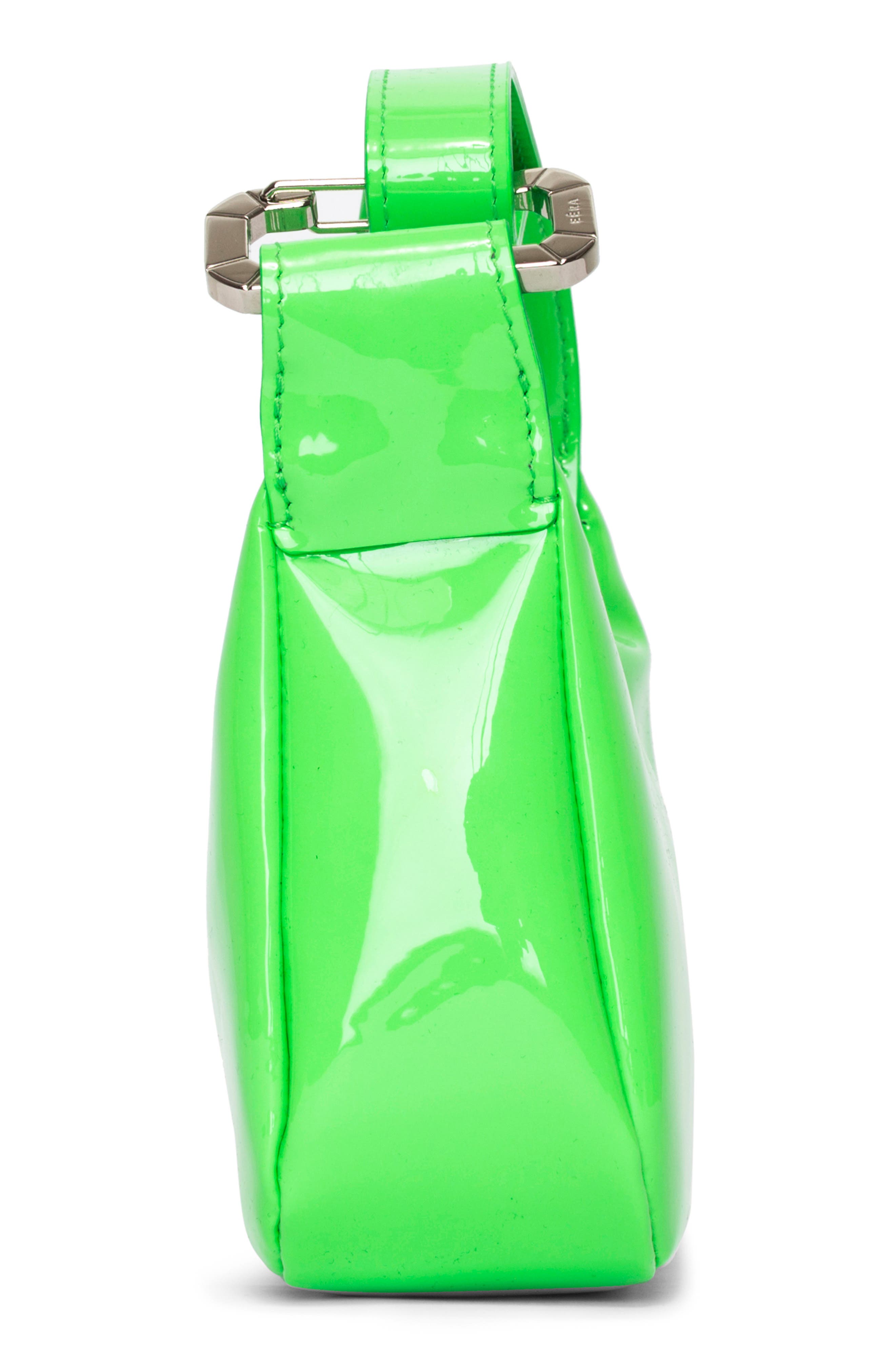 EÉRA Mini Moonbag Patent Top Handle Bag, Alternate, color, 