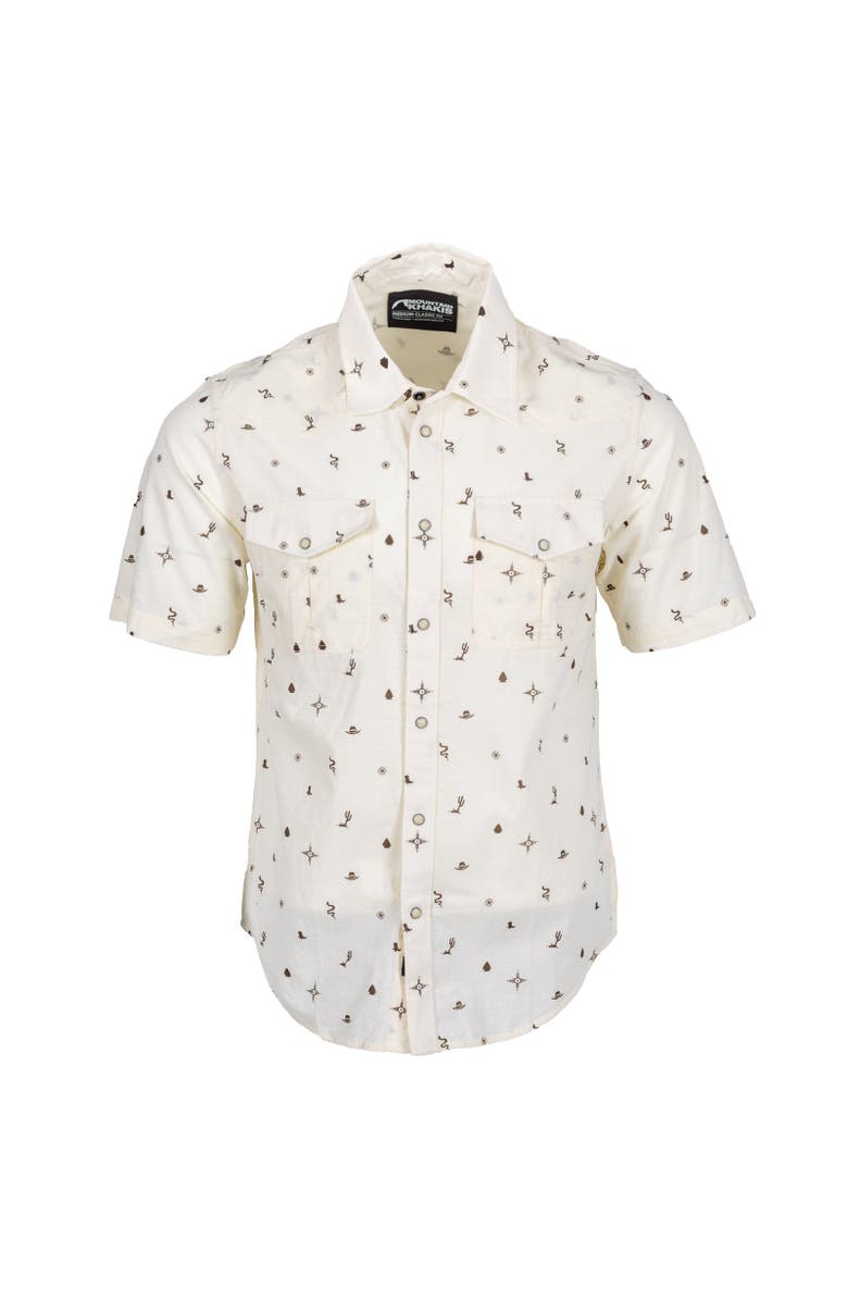 Mountain Khakis Rodeo Printed Short Sleeve Woven Shirt, Alternate, color, 