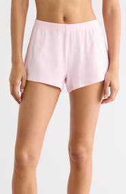 SKIMS Stretch Cotton Rib Loose Shorts