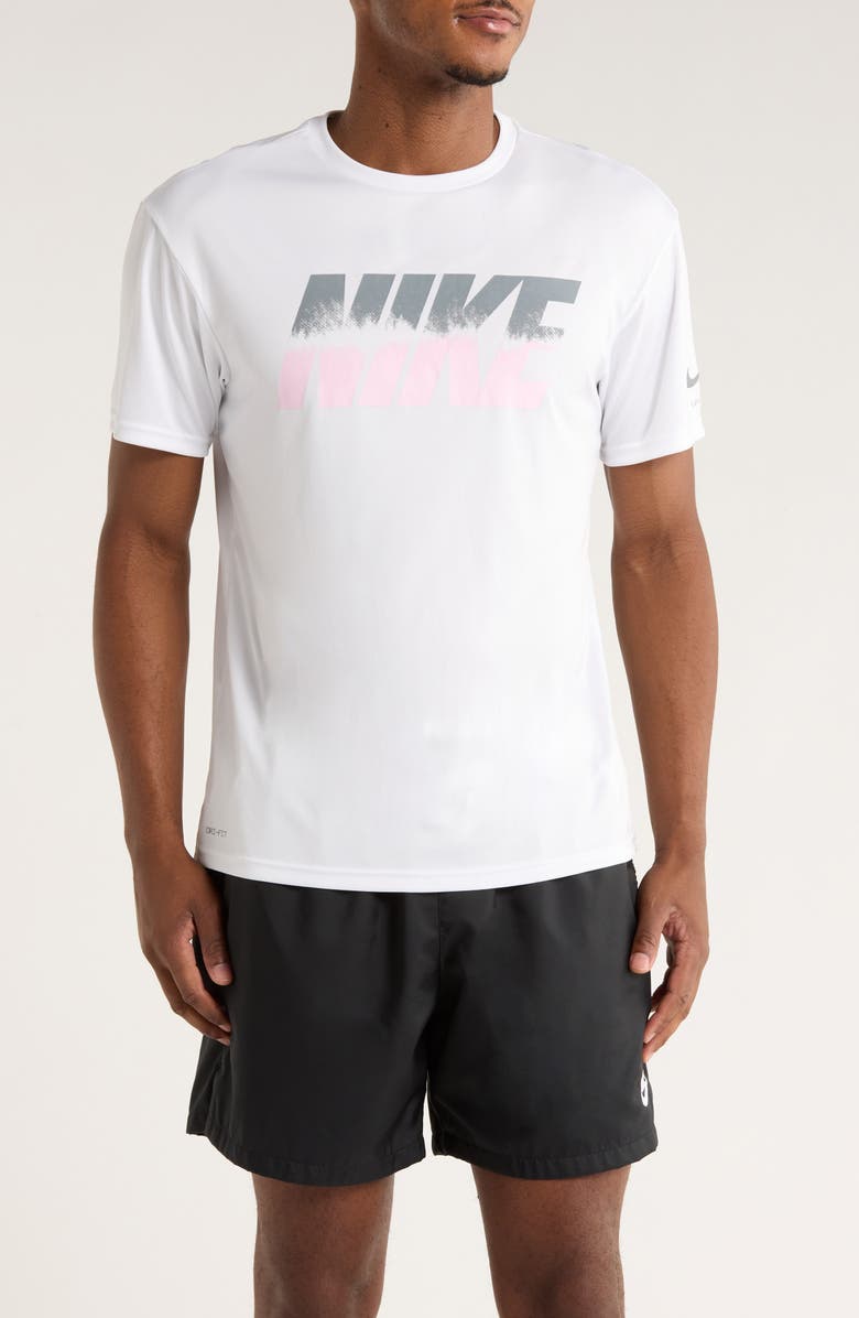 Nike Hydroguard Swim T-Shirt, Main, color, White