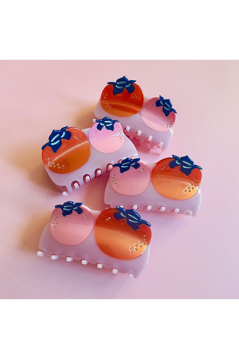 Persimmons Hair Claw, Alternate, color, Pink