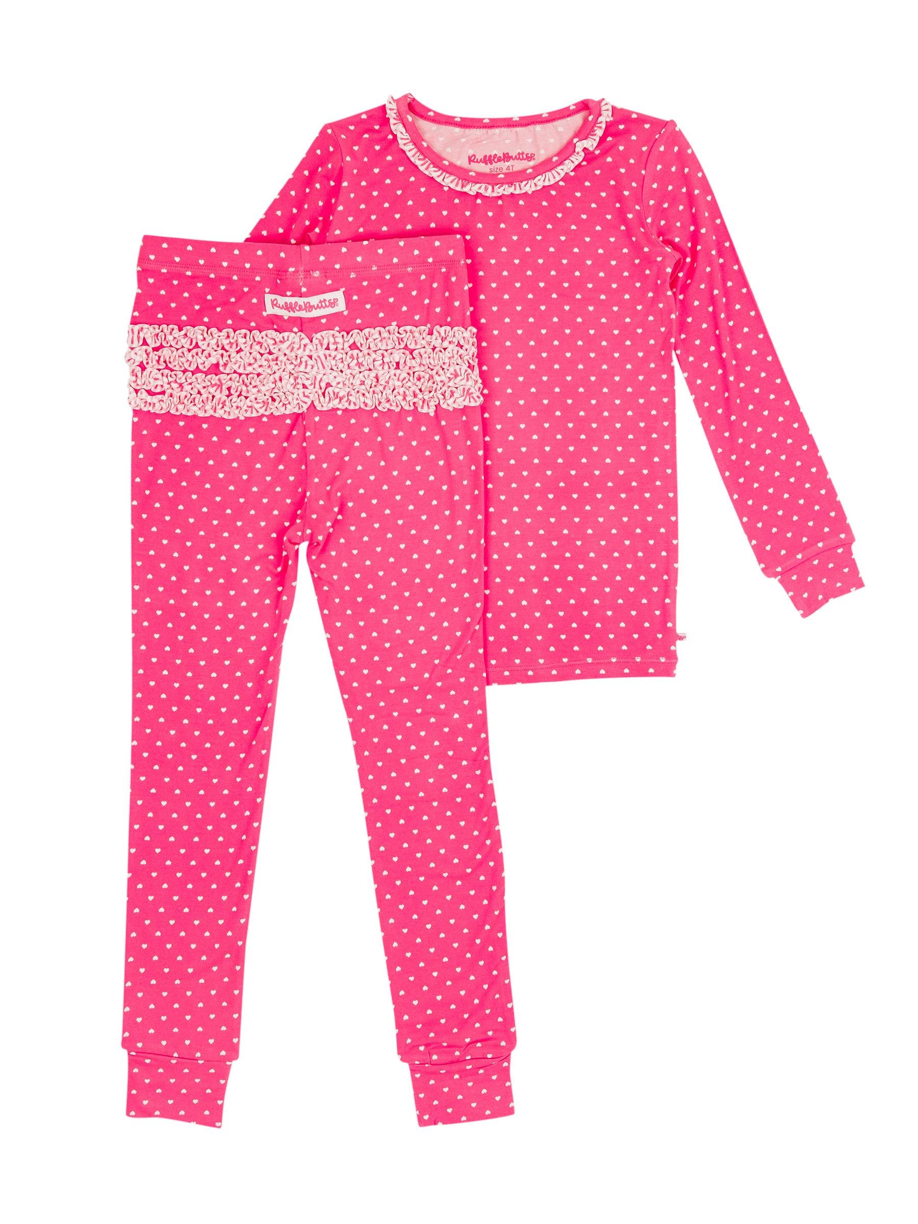 Hot Pink Heart Polka Dot