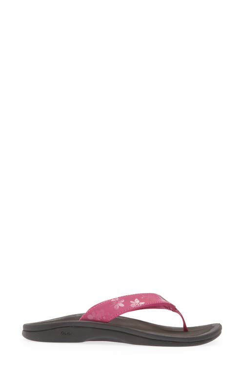 Olukai Ohana Flip Flop In Orchid Flower/orchid