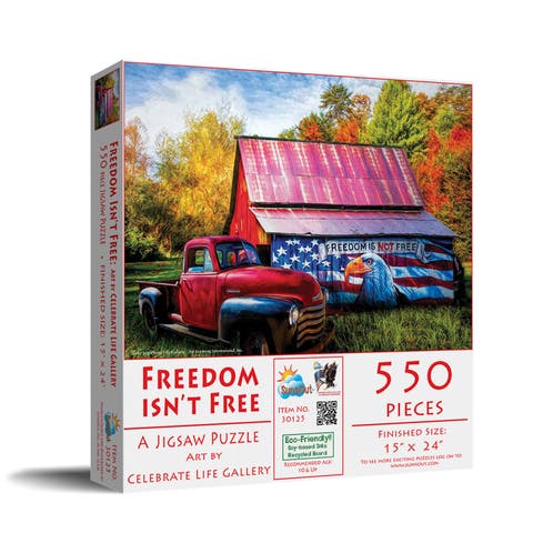 Freedom Isn't Free 550 piece Jigsaw Puzzle for Adults