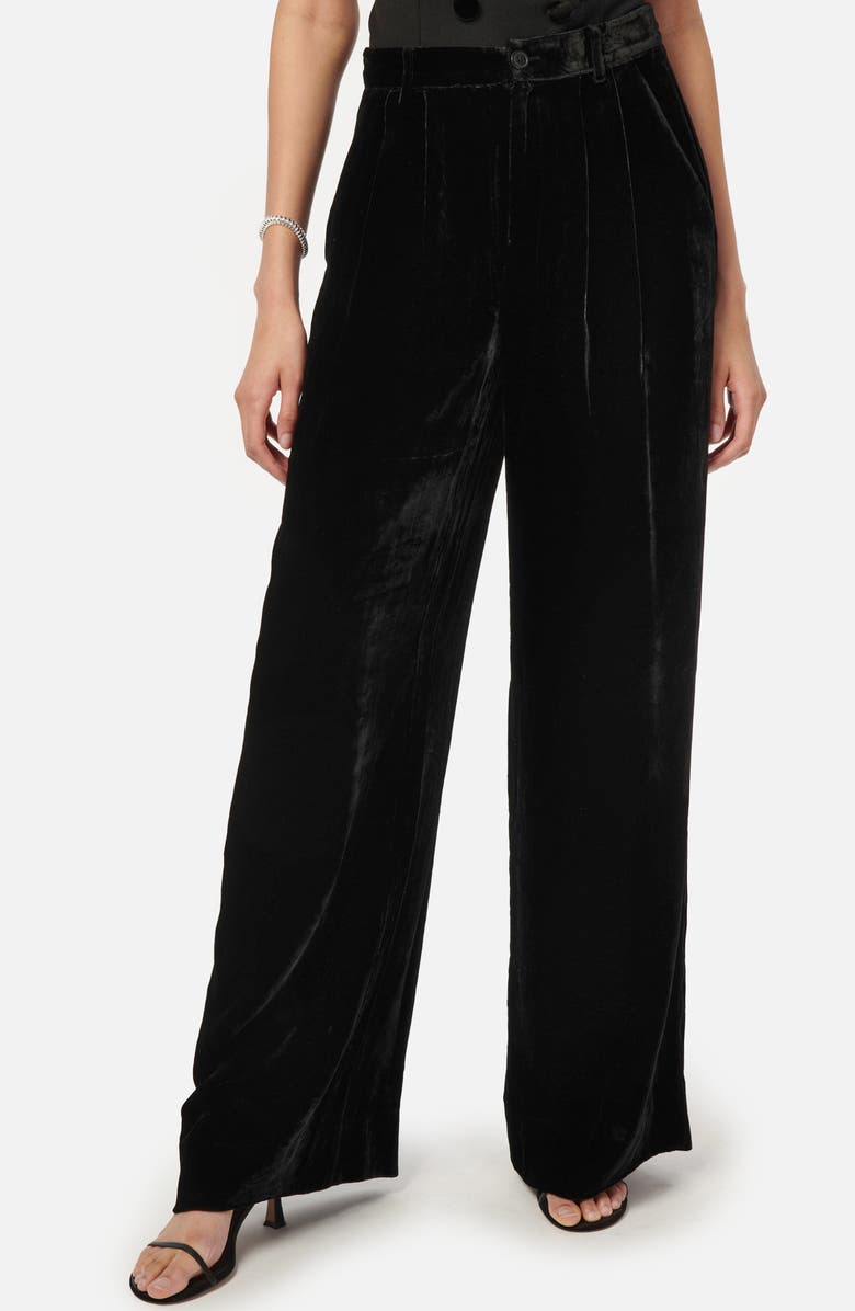 CAMI NYC Rylie Velvet Wide Leg Pants, Alternate, color, 