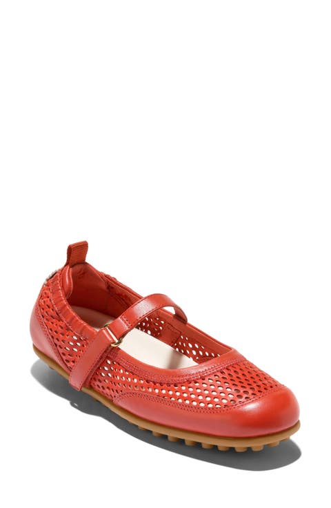 GrandPrø Travina Leather Mary Jane Ballet Flat