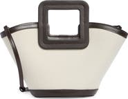 STAUD Mini Shirley Canvas Bucket Bag