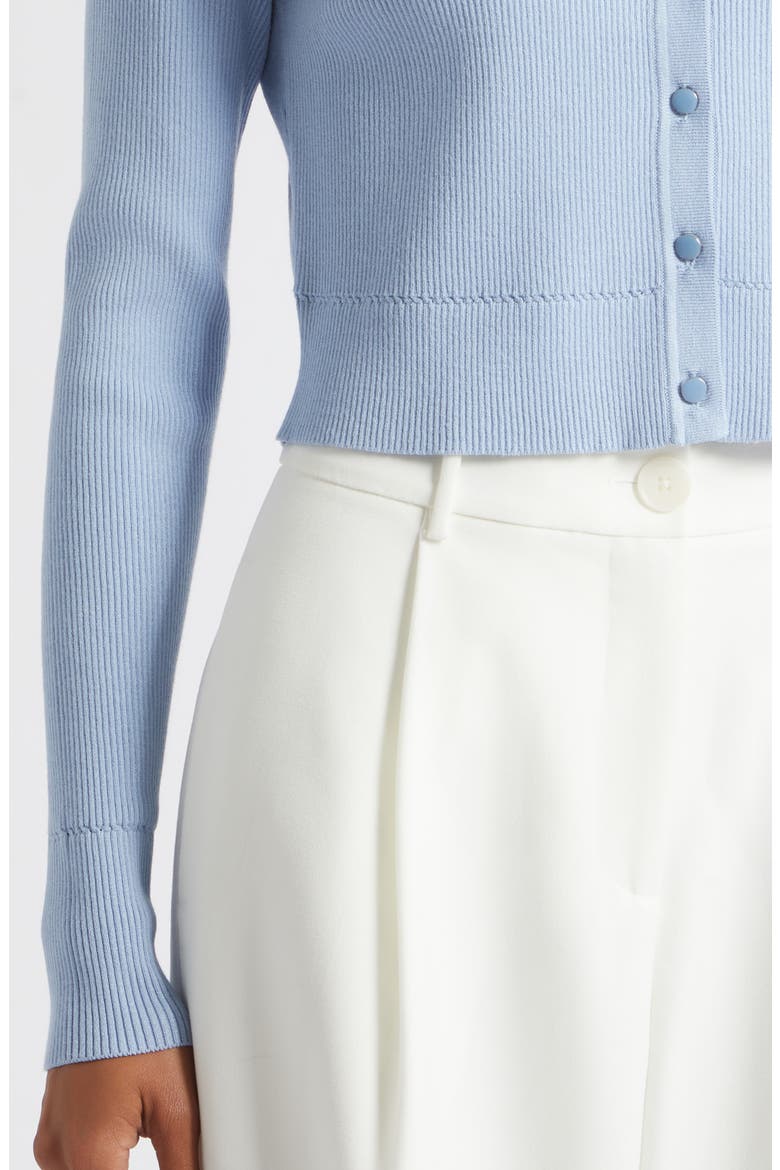 Zoe Cropped Cardigan, Alternate, color, SKY