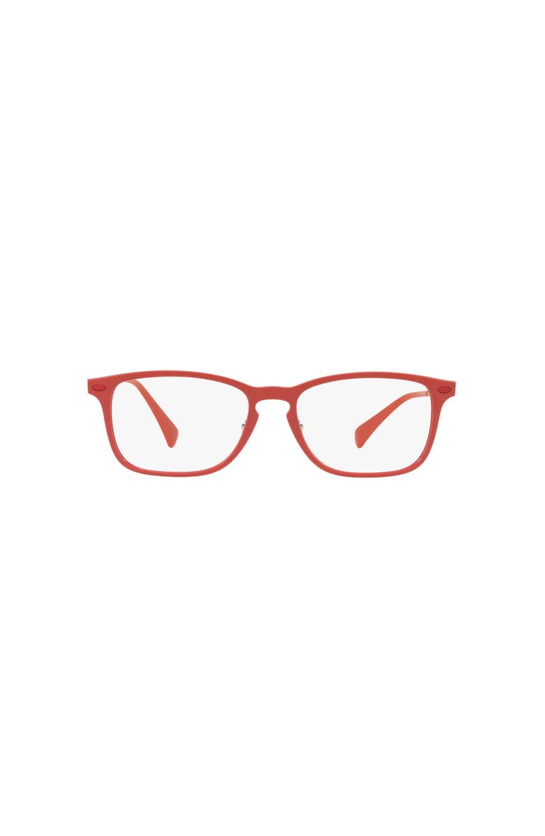 Ray-Ban 56mm Square optical glasses, Alternate, color, Red