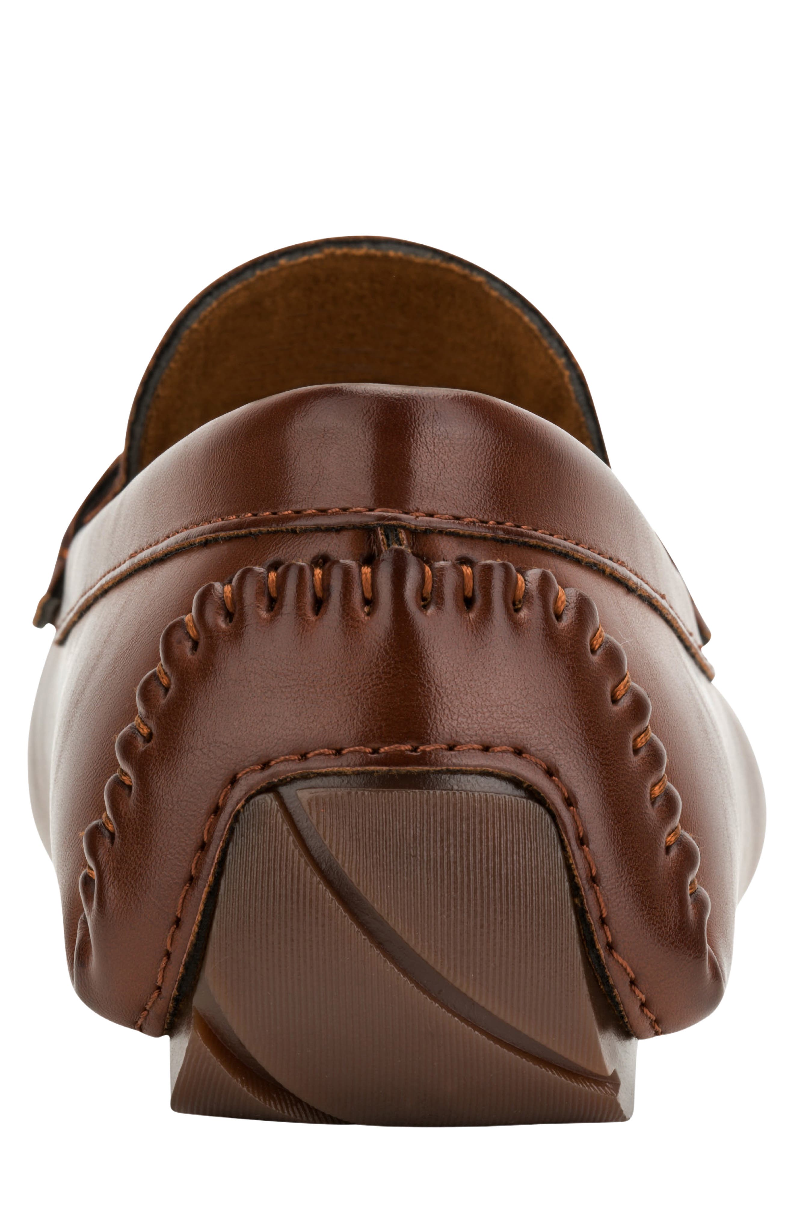 Gmayova Faux Leather Loafer, Alternate, color, COGNAC LOGO