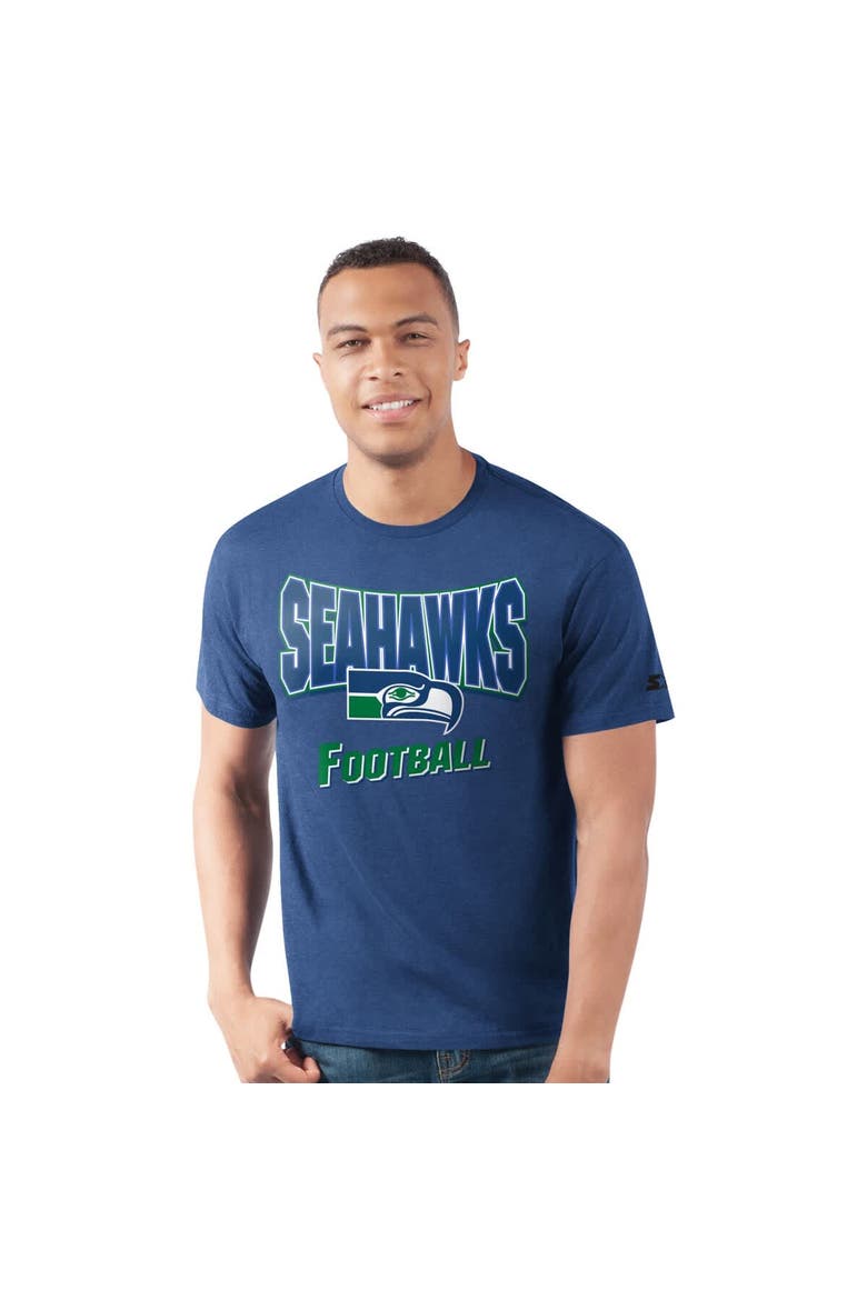 Men's Starter  Royal Seattle Seahawks Prime Time T-Shirt, Main, color, Royal