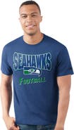 STARTER Men's Starter  Royal Seattle Seahawks Prime Time T-Shirt