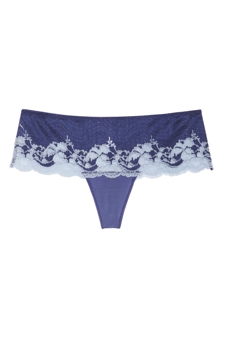 Lace Affair Tanga, Alternate, color, PATRIOT BLUE/ HALOGEN BLUE