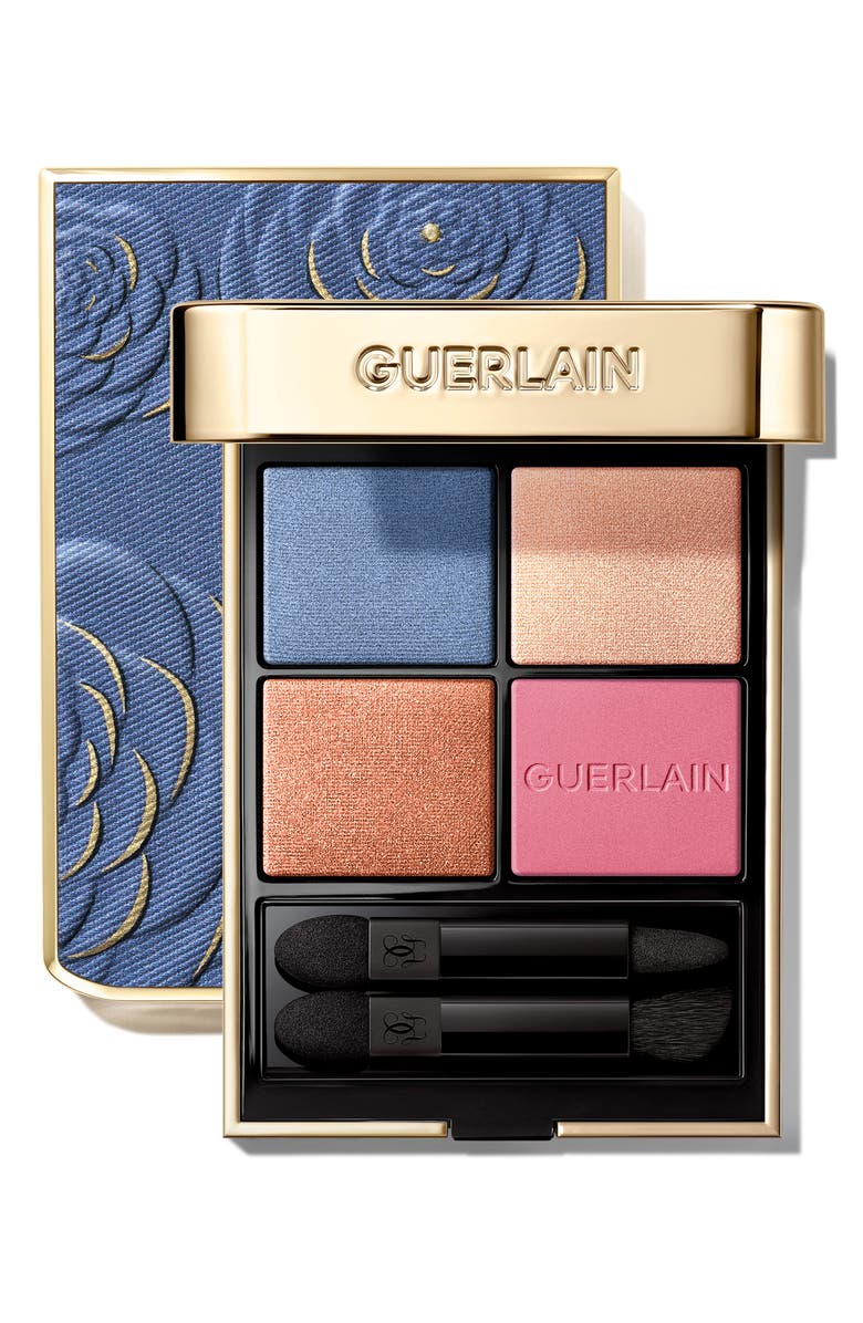 Guerlain Ombres G-Quad Denim Blossom Eyeshadow Palette, Main, color, 