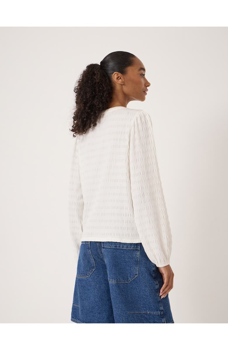 Hush Thalia Seersucker Top, Alternate, color, Stone White