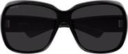 Gucci 70mm Oversize Square Sunglasses