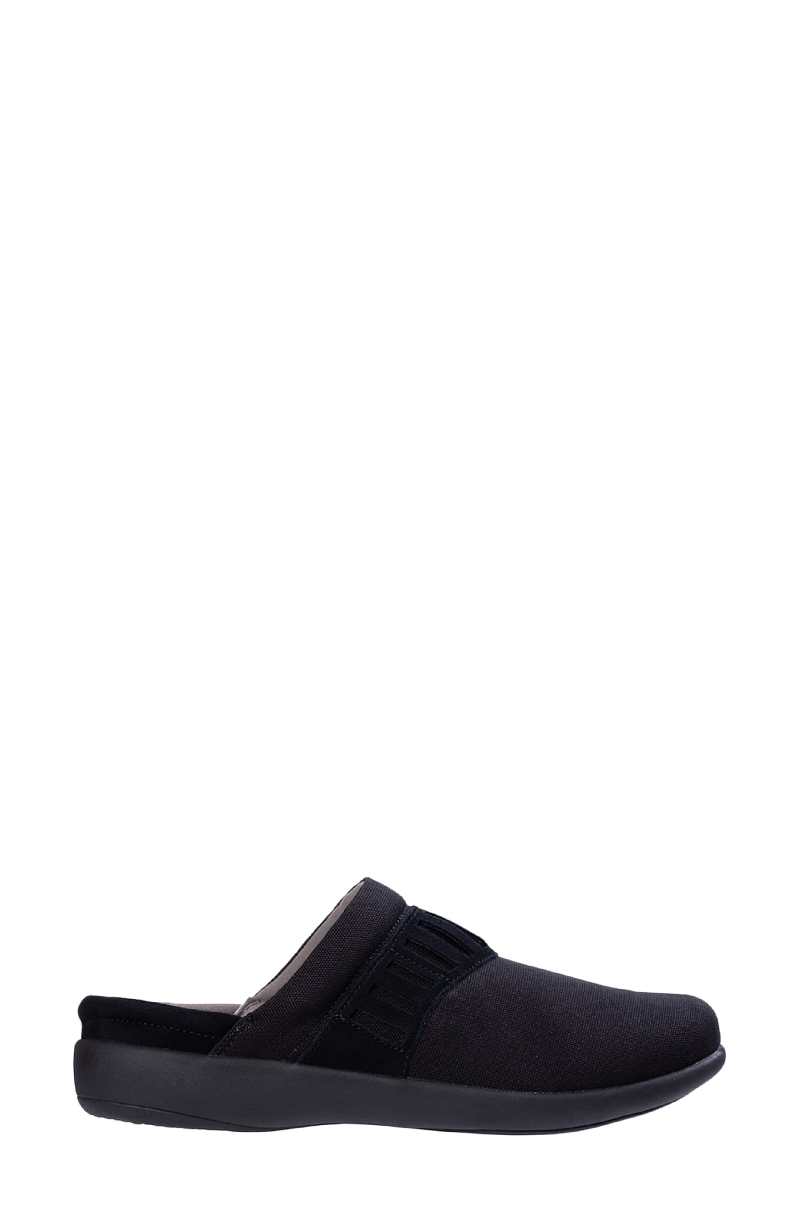 Maria Clog, Alternate, color, BLACK