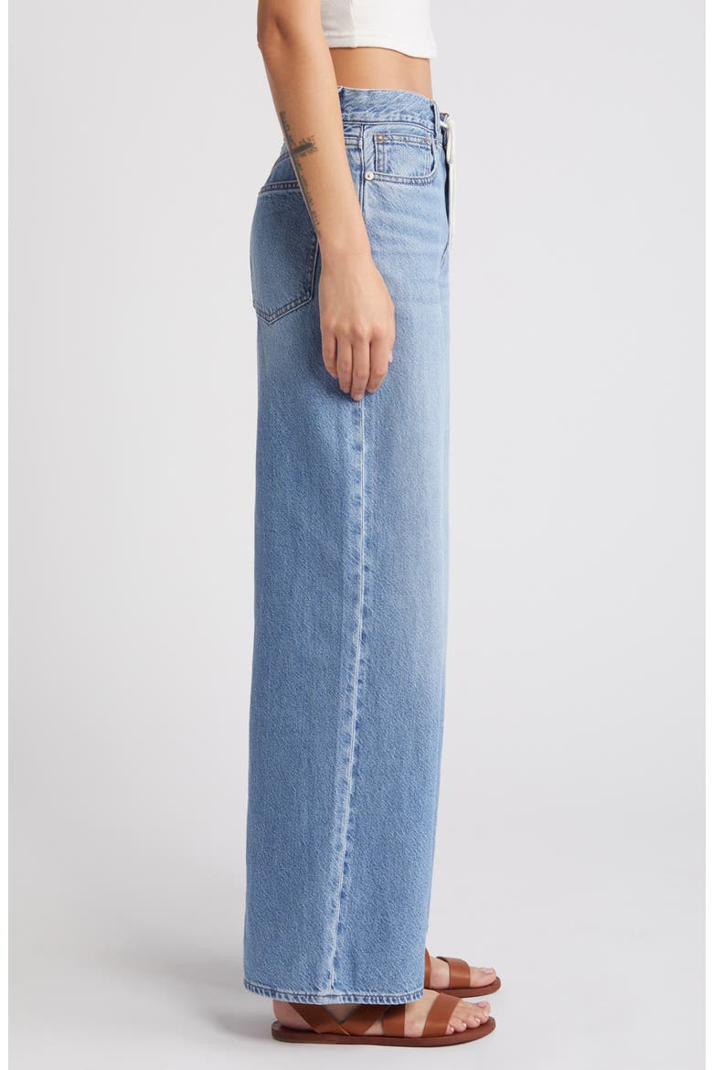 Superwide Leg Jeans, Alternate, color, HAMBLEY WASH