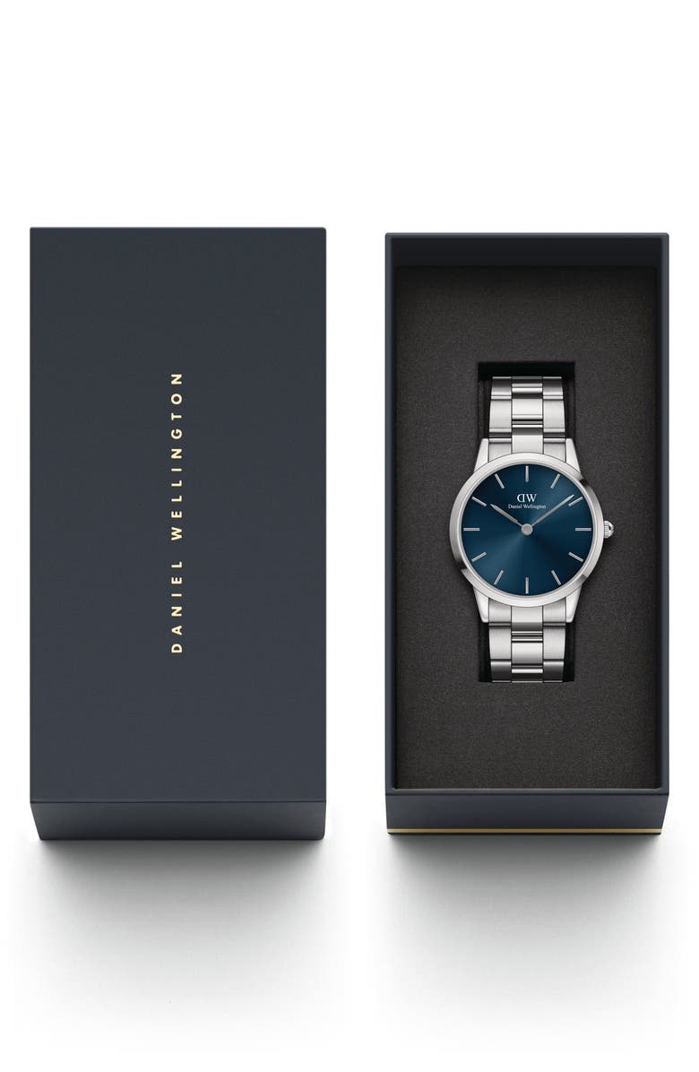 Daniel Wellington Iconic Bracelet Watch, 40mm, Alternate, color, 