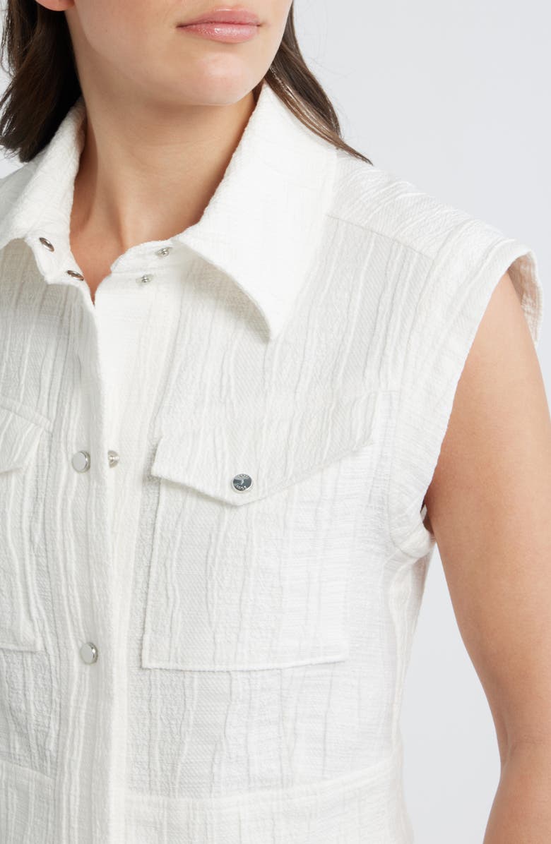 BOSS Orange Sleeveless Vest, Alternate, color, White